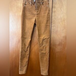 GAP Women's Mustard Corduroy Pants